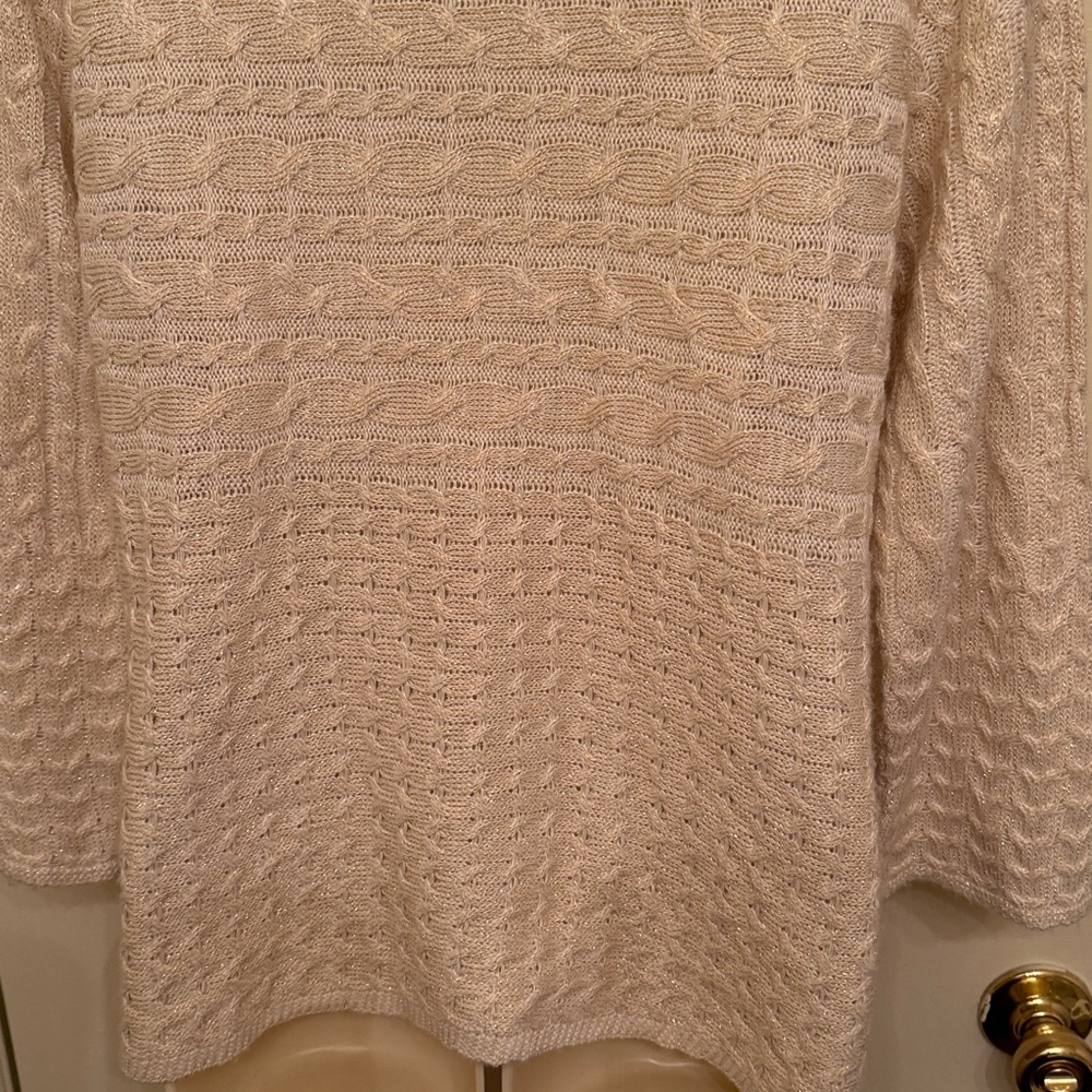 Ruby Rd. Women's Cream Sweater - Picture 3 of 5